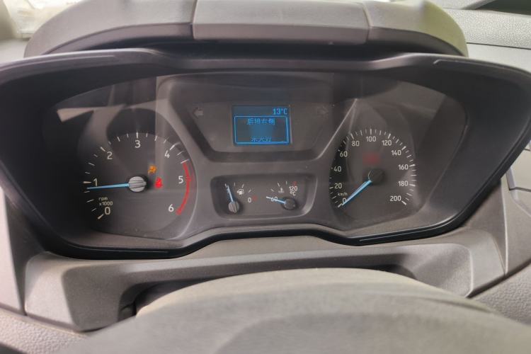 Used Ford Transit 2019 2.0T Diesel Multi-Purpose Commercial Vehicle Mid-Drive Mid-Roof 6-Seater China VI Standard Instrument Cluster
