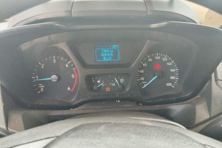 Used Ford Transit 2019 2.0T Diesel Multi-Purpose Commercial Vehicle Short Wheelbase Low Roof 6-Seater China VI Standard Instrument Cluster