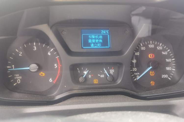 Used Ford Transit 2019 2.0T Diesel Commercial & Travel Short Wheelbase Low-Roof 7-Seater China VI Standard Instrument Cluster