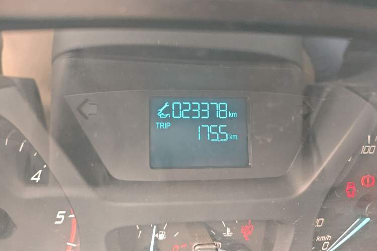 Used Ford Transit  Odometer Close Up