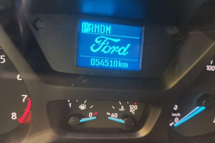 Used Ford Transit 2019 2.0T Gasoline Automatic Multi-Function Commercial Vehicle Mid-Roof 6-Seater China VI Standard Odometer Close Up