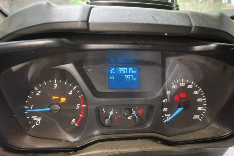Used Ford Transit  Odometer Close Up