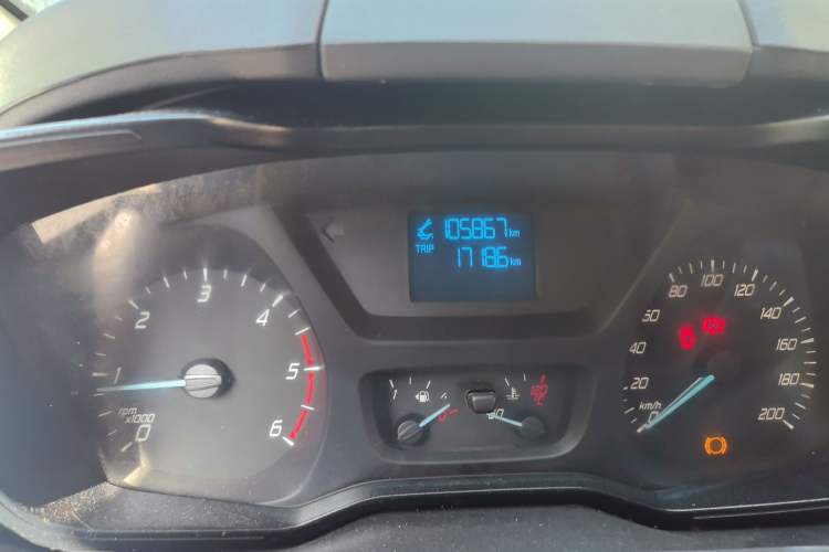 Used Ford Transit  Odometer Close Up