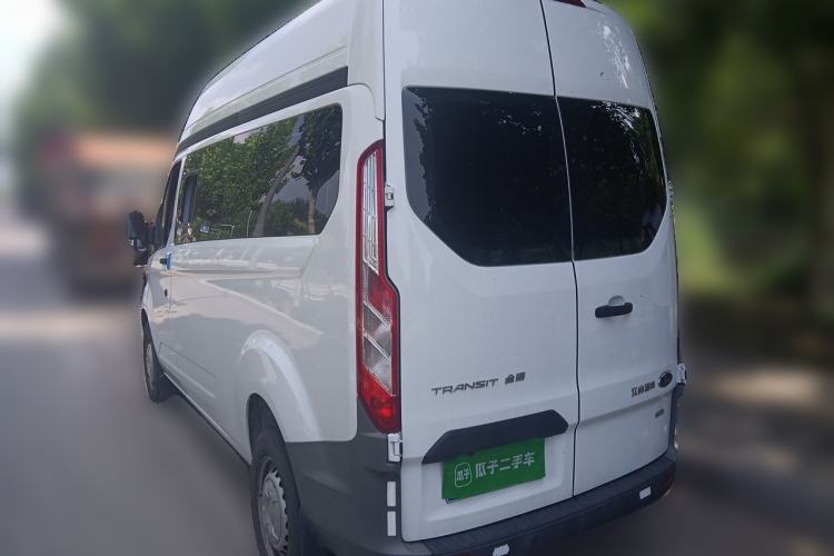 Used Ford Transit 2019 2.0T Gasoline Multi-Purpose Commercial Vehicle Mid-Drive Mid-Roof 6-Seater China VI Standard Rear Left 45 Deg