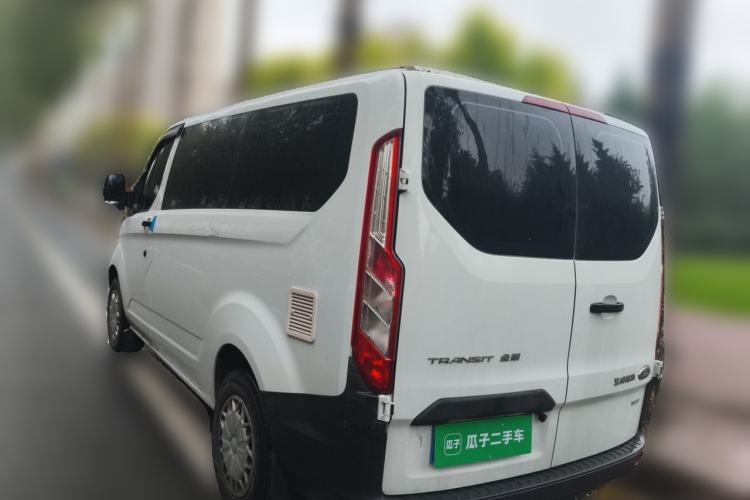 Used Ford Transit 2019 2.0T Gasoline Automatic Multi-Function Commercial Vehicle Short Wheelbase Low Roof 6-Seater China VI Standard Rear Left 45 Deg