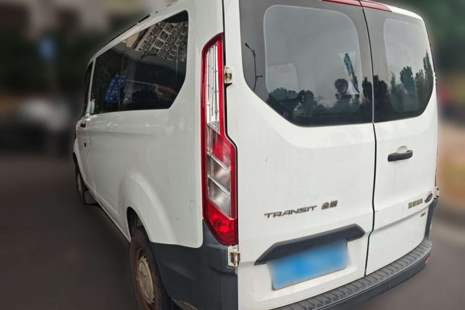 Used Ford Transit 2019 2.0T Diesel Multi-Purpose Commercial Vehicle Short Wheelbase Low Roof 6-Seater China VI Standard Rear Left 45 Deg