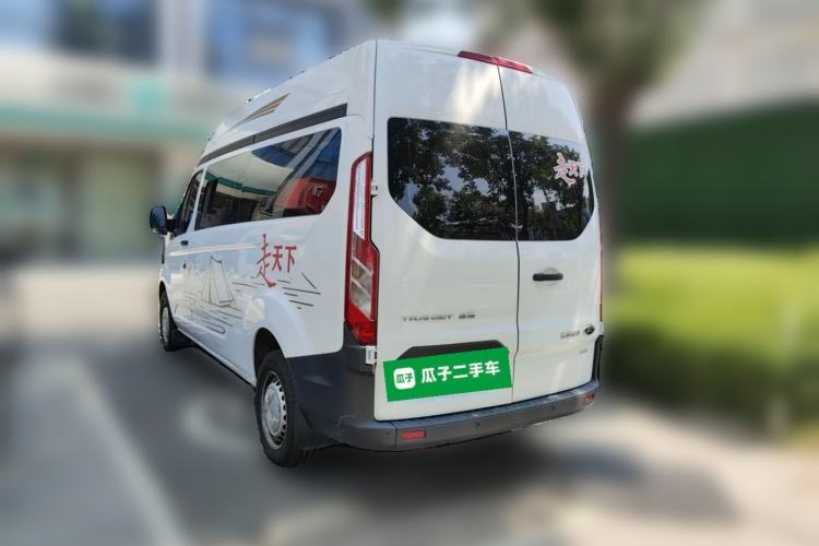 Used Ford Transit 2019 2.0T Gasoline Automatic Multi-Function Commercial Vehicle Mid-Roof 6-Seater China VI Standard Rear Left 45 Deg