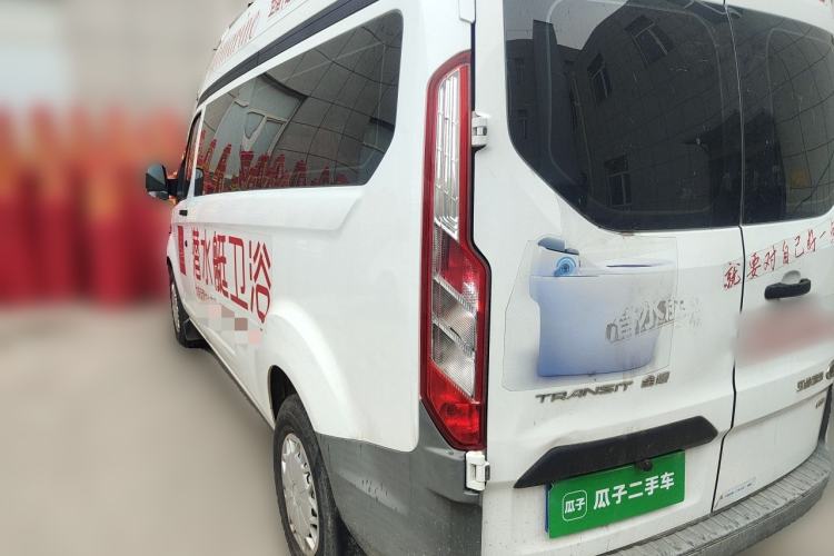 Used Ford Transit 2019 2.0T Diesel Multi-Purpose Commercial Vehicle Mid-Drive Mid-Roof 6-Seater China VI Standard Rear Left 45 Deg