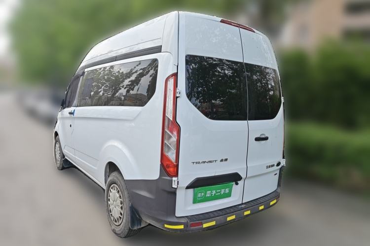 Used Ford Transit 2019 2.0T Diesel Multi-Purpose Commercial Vehicle Short Wheelbase Mid-Roof Design 6-Seater China VI Standard Rear Left 45 Deg