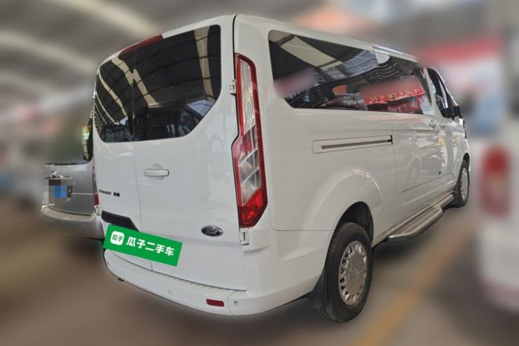 Used Ford Transit 2019 2.0T Gasoline Automatic Business & Travel Version Mid-Drive Mid-Roof 9-Seater China VI Standard Rear Right 45 Deg