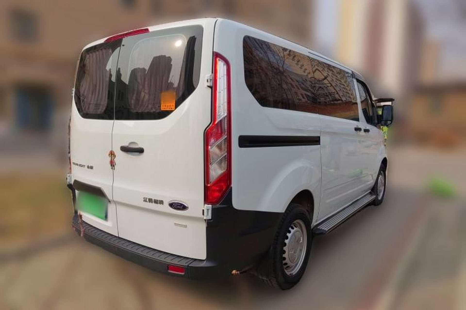 Used Ford Transit 2019 2.0T Gasoline Multi-Purpose Commercial Vehicle Short Wheelbase Low Roof 6-Seater China VI Standard Rear Right 45 Deg