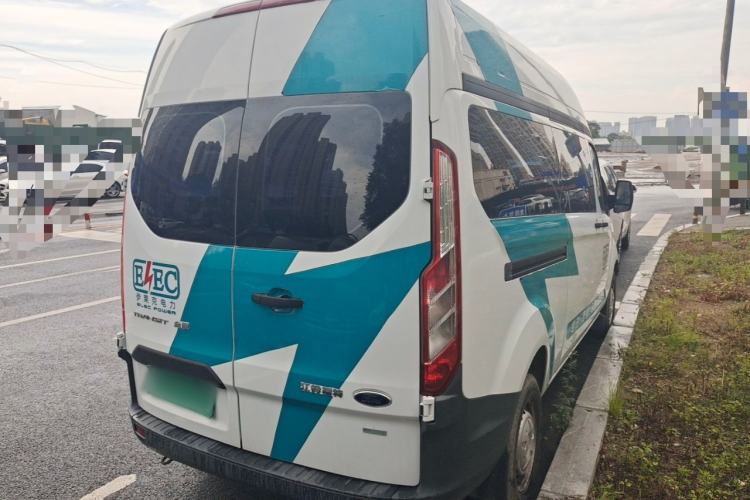 Used Ford Transit 2019 2.0T Gasoline Multi-Purpose Commercial Vehicle Mid-Drive Mid-Roof 6-Seater China VI Standard Rear Right 45 Deg