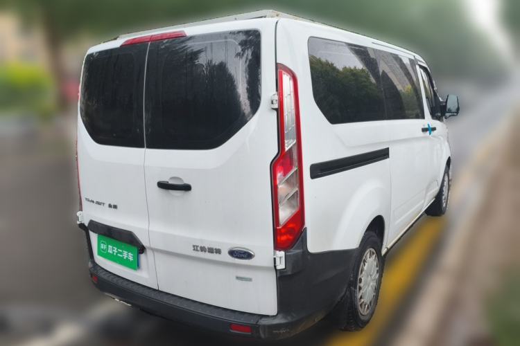 Used Ford Transit 2019 2.0T Gasoline Automatic Multi-Function Commercial Vehicle Short Wheelbase Low Roof 6-Seater China VI Standard Rear Right 45 Deg