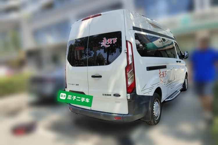 Used Ford Transit 2019 2.0T Gasoline Automatic Multi-Function Commercial Vehicle Mid-Roof 6-Seater China VI Standard Rear Right 45 Deg