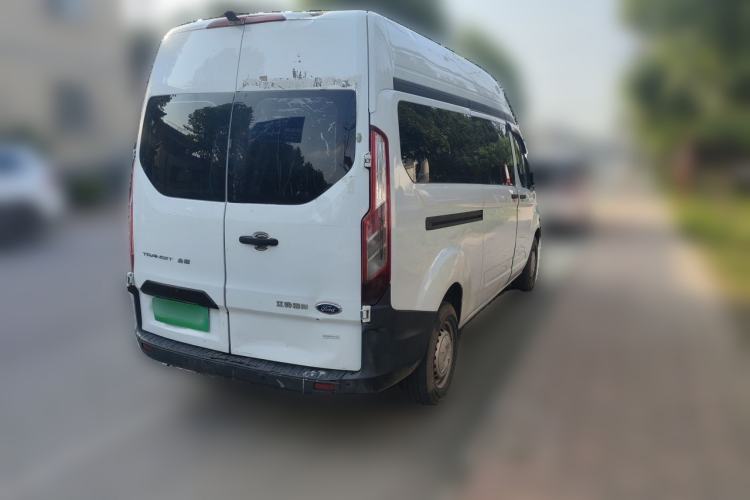 Used Ford Transit 2019 2.0T Gasoline Multi-Purpose Commercial Vehicle Mid-Drive Mid-Roof 6-Seater China VI Standard Rear Right 45 Deg