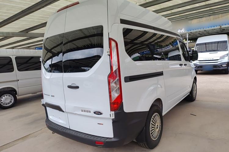 Used Ford Transit 2019 2.0T Diesel Multi-Purpose Commercial Vehicle Short Wheelbase Mid-Roof Design 6-Seater China VI Standard Rear Right 45 Deg