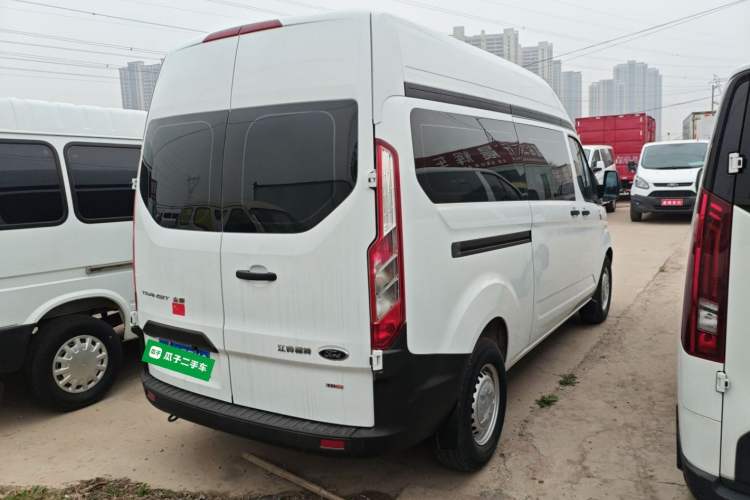 Used Ford Transit 2019 2.0T Diesel Multi-Purpose Commercial Vehicle Mid-Drive Mid-Roof 6-Seater China VI Standard Rear Right 45 Deg