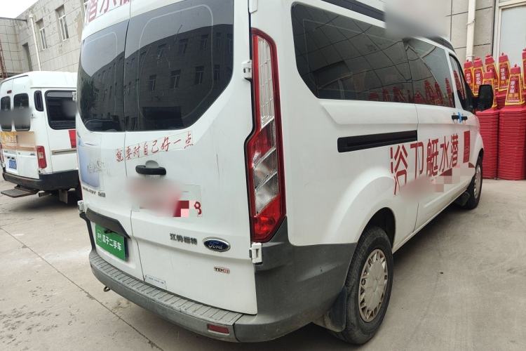 Used Ford Transit 2019 2.0T Diesel Multi-Purpose Commercial Vehicle Mid-Drive Mid-Roof 6-Seater China VI Standard Rear Right 45 Deg