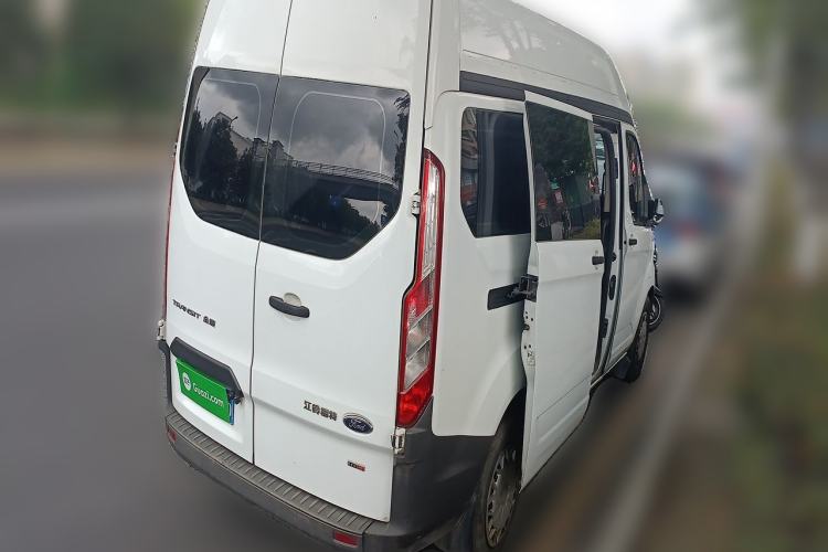 Used Ford Transit 2019 2.0T Diesel Multi-Purpose Commercial Vehicle Mid-Drive Mid-Roof 6-Seater China VI Standard Rear Right 45 Deg