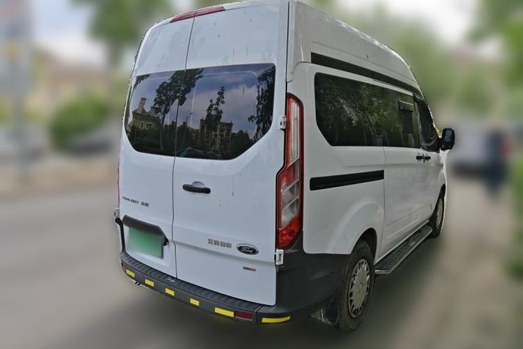 Used Ford Transit 2019 2.0T Diesel Multi-Purpose Commercial Vehicle Short Wheelbase Mid-Roof Design 6-Seater China VI Standard Rear Right 45 Deg