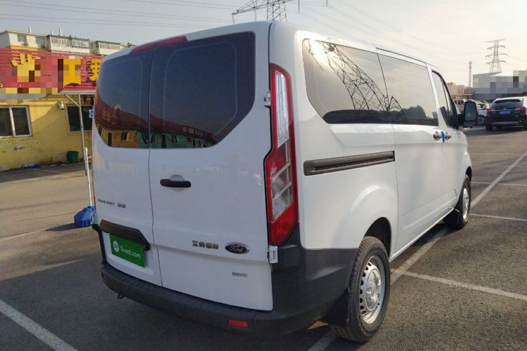 Used Ford Transit 2019 2.0T Gasoline Automatic Multi-Function Commercial Vehicle Short Wheelbase Low Roof 6-Seater China VI Standard Rear Right 45 Deg