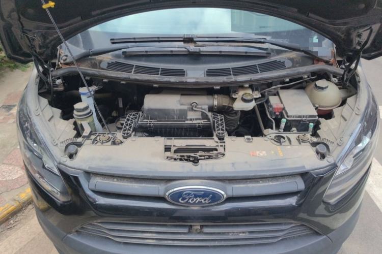 Used Ford Transit 2020 2.0T Gasoline Multi-Purpose Commercial Vehicle Mid-Drive Low-Roof Lift-Up Tailgate China VI Standard Engine Bay