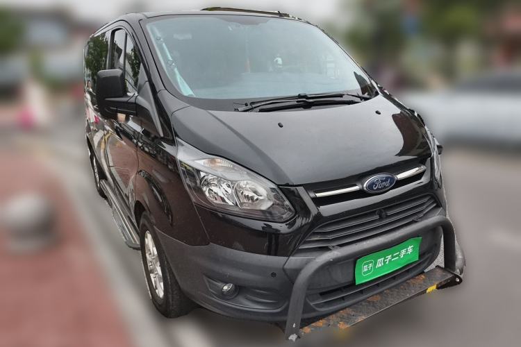 Used Ford Transit 2020 2.0T Diesel Multi-Function Commercial Vehicle Mid-Chassis Low-Roof Design with Dual Rear Doors Emission Standard China V Front Right 45 Deg