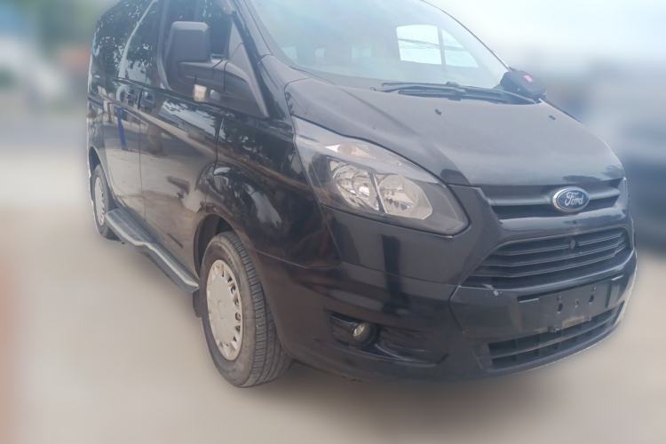 Used Ford Transit 2020 2.0T Gasoline Automatic Multi-Function Commercial Vehicle Mid-axle Low-roof Design with Dual Rear Doors Meeting China VI Emission Standards Front Right 45 Deg