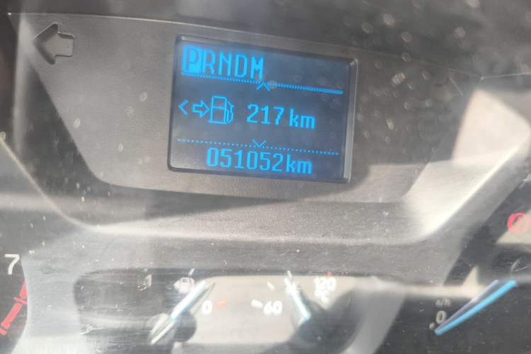Used Ford Transit  Odometer Close Up