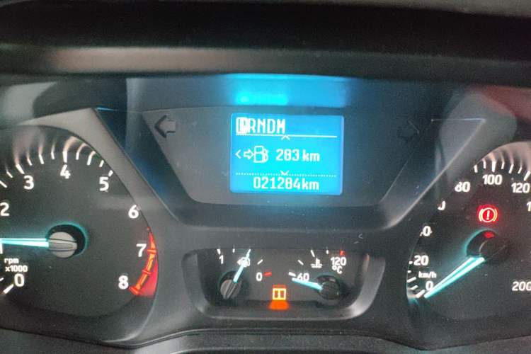 Used Ford Transit  Odometer Close Up