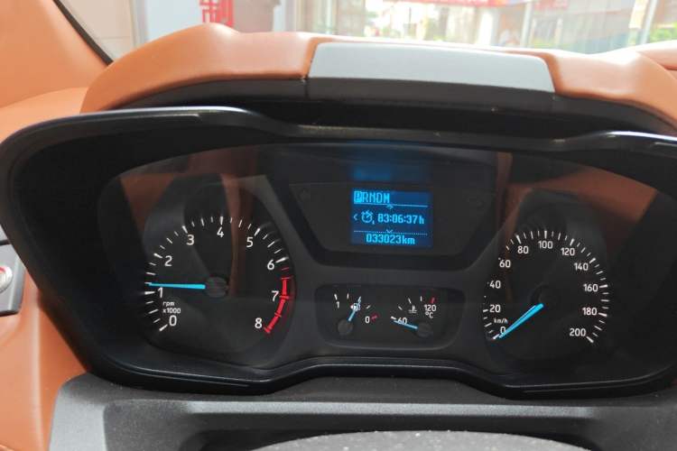 Used Ford Transit  Odometer Close Up