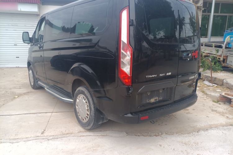 Used Ford Transit 2020 2.0T Gasoline Automatic Multi-Function Commercial Vehicle Mid-axle Low-roof Design with Dual Rear Doors Meeting China VI Emission Standards Rear Left 45 Deg