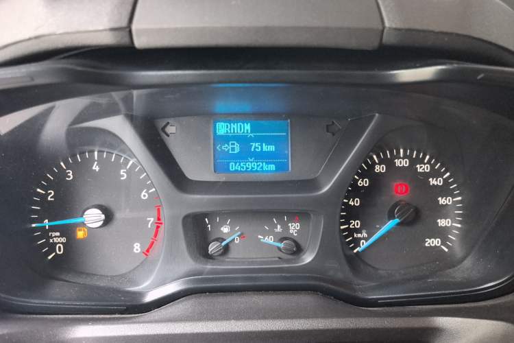 Used Ford Transit  Odometer Close Up