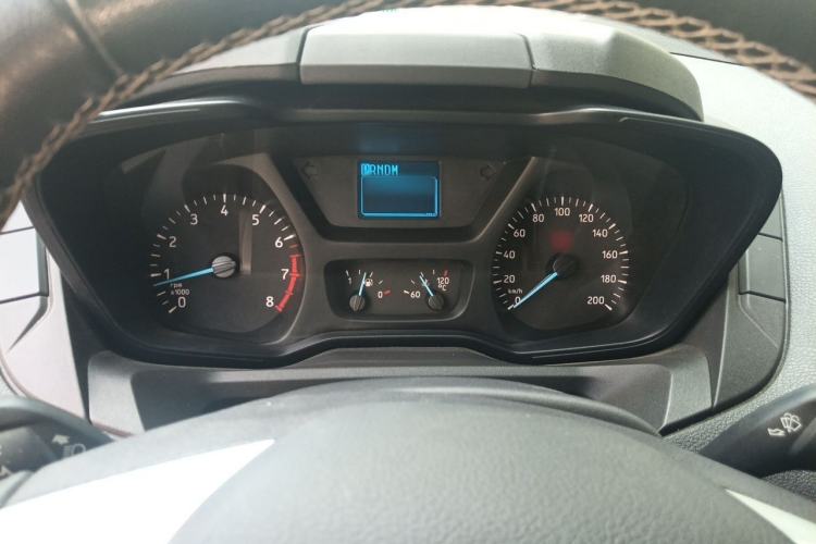 Used Ford Transit 2020 2.0T Gasoline Automatic Multi-Function Commercial Vehicle Mid-axle Low-roof Design with Dual Rear Doors Meeting China VI Emission Standards Instrument Cluster