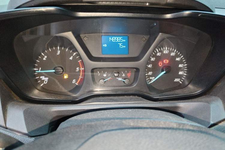 Used Ford Transit  Odometer Close Up
