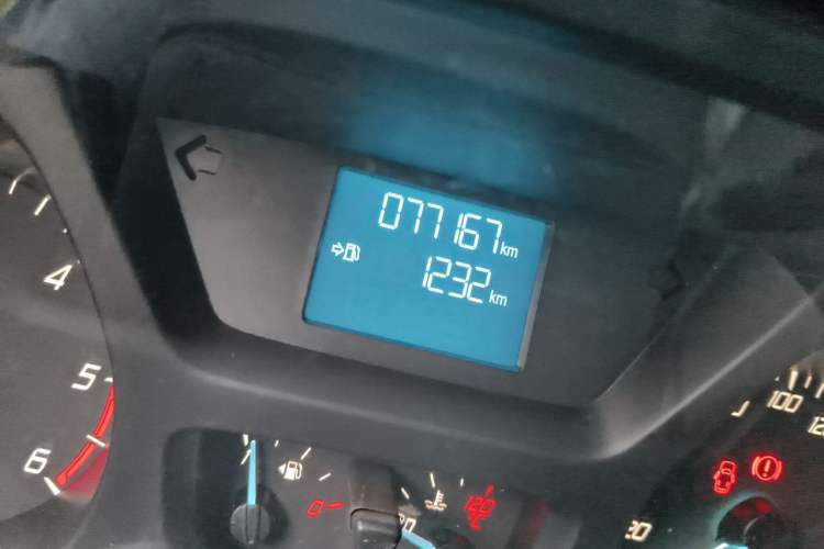 Used Ford Transit  Odometer Close Up