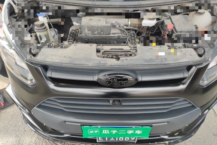 Used Ford Transit 2020 2.0T Diesel Multi-Function Commercial Vehicle Mid-Chassis Low-Roof Design with Dual Rear Doors Emission Standard China V Engine Bay