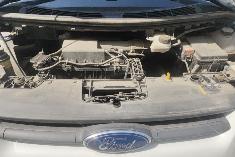 Used Ford Transit 2020 2.0T Diesel Multi-Function Commercial Vehicle Mid-Chassis Low-Roof Design with Dual Rear Doors Emission Standard China V Engine Bay
