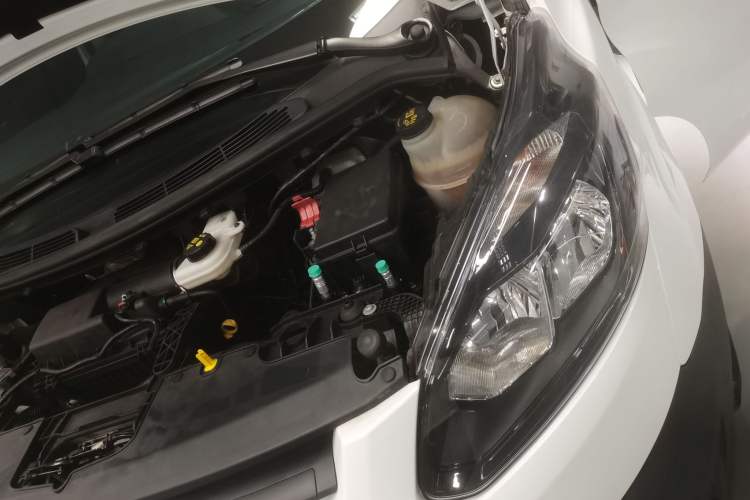 Used Ford Transit 2020 2.0T Diesel Multi-Function Commercial Vehicle Mid-Chassis Low-Roof Design with Dual Rear Doors Meeting China VI Emission Standards Engine Bay Left