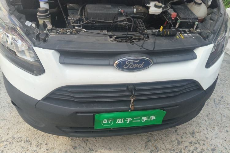 Used Ford Transit 2020 2.0T Diesel Multi-Function Commercial Vehicle Mid-Chassis Low-Roof Design with Dual Rear Doors Meeting China VI Emission Standards Engine Bay