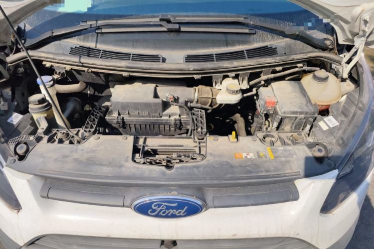 Used Ford Transit 2020 2.0T Diesel Multi-Function Commercial Vehicle Mid-Chassis Low-Roof Design with Dual Rear Doors Emission Standard China V Engine Bay