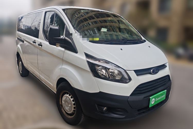 Used Ford Transit 2020 2.0T Diesel Multi-Function Commercial Vehicle Mid-Chassis Low-Roof Design with Dual Rear Doors Meeting China VI Emission Standards Front Right 45 Deg