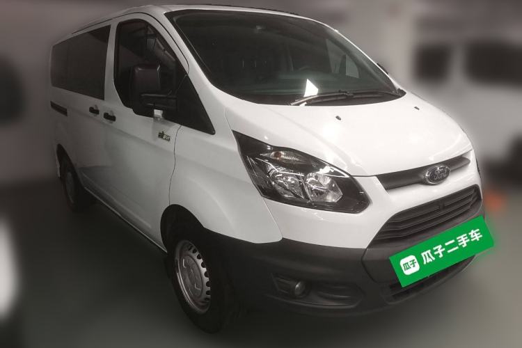 Used Ford Transit 2020 2.0T Diesel Multi-Function Commercial Vehicle Mid-Chassis Low-Roof Design with Dual Rear Doors Meeting China VI Emission Standards Front Right 45 Deg
