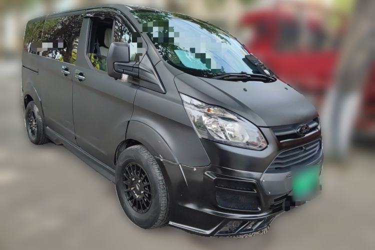 Used Ford Transit 2020 2.0T Diesel Multi-Function Commercial Vehicle Mid-Chassis Low-Roof Design with Dual Rear Doors Emission Standard China V Front Right 45 Deg