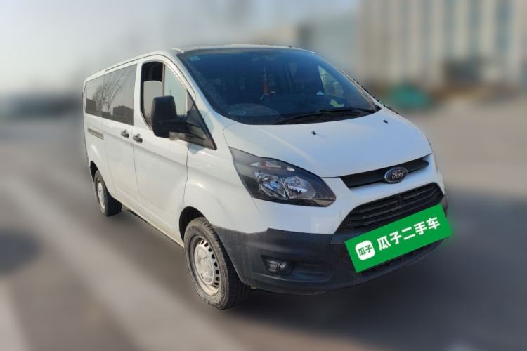 Used Ford Transit 2020 2.0T Gasoline Multi-Function Commercial Vehicle Mid-Drive Low-Roof Design with Dual Rear Doors Meeting China VI Emission Standards Front Right 45 Deg