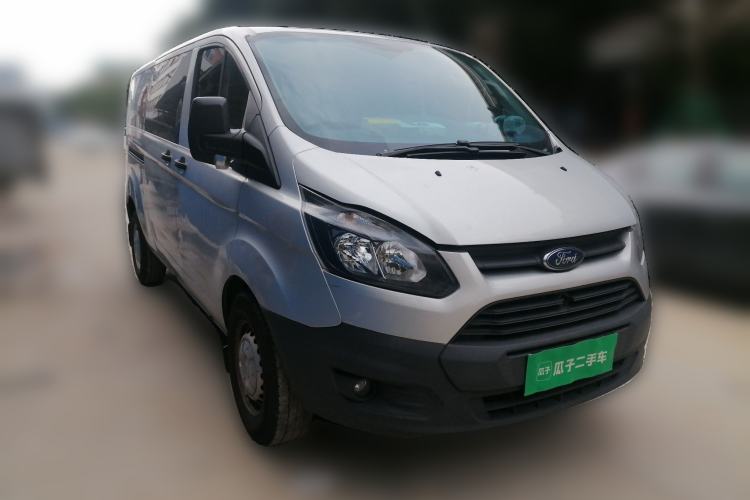 Used Ford Transit 2020 2.0T Diesel Multi-Function Commercial Vehicle Mid-Chassis Low-Roof Design with Dual Rear Doors Meeting China VI Emission Standards Front Right 45 Deg