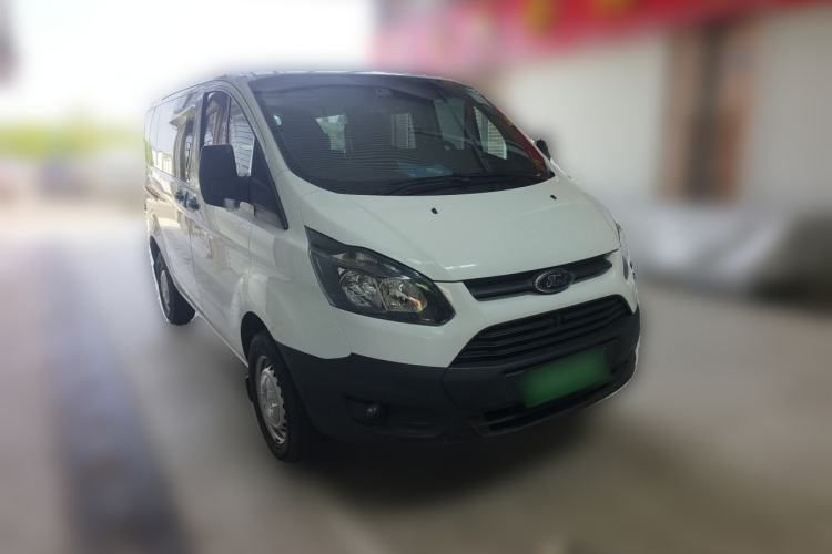 Used Ford Transit 2020 2.0T Gasoline Multi-Function Commercial Vehicle Mid-Drive Low-Roof Design with Dual Rear Doors Meeting China VI Emission Standards Front Right 45 Deg