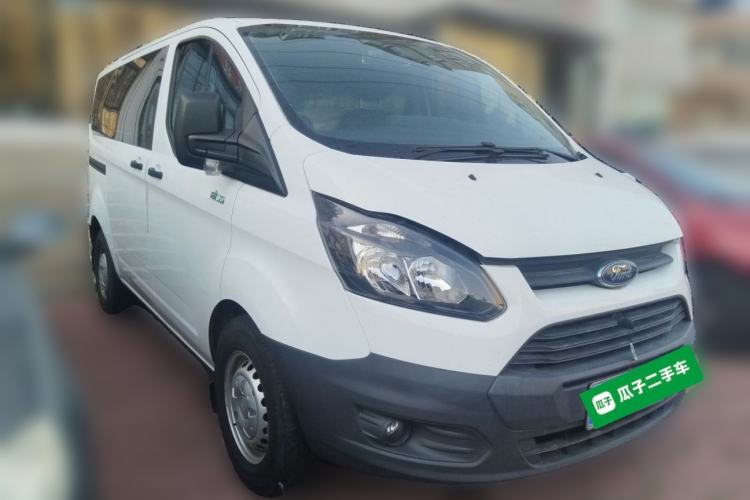 Used Ford Transit 2020 2.0T Diesel Multi-Function Commercial Vehicle Mid-Chassis Low-Roof Design with Dual Rear Doors Meeting China VI Emission Standards Front Right 45 Deg