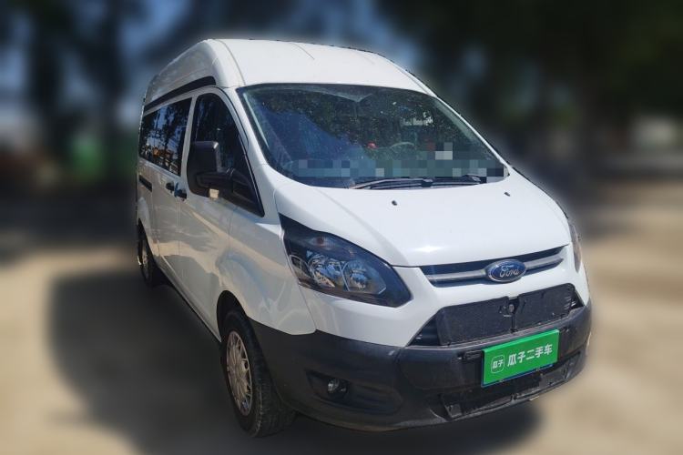 Used Ford Transit 2020 2.0T Gasoline Multi-Function Commercial Vehicle Mid-Drive Low-Roof Design with Dual Rear Doors Meeting China VI Emission Standards Front Right 45 Deg