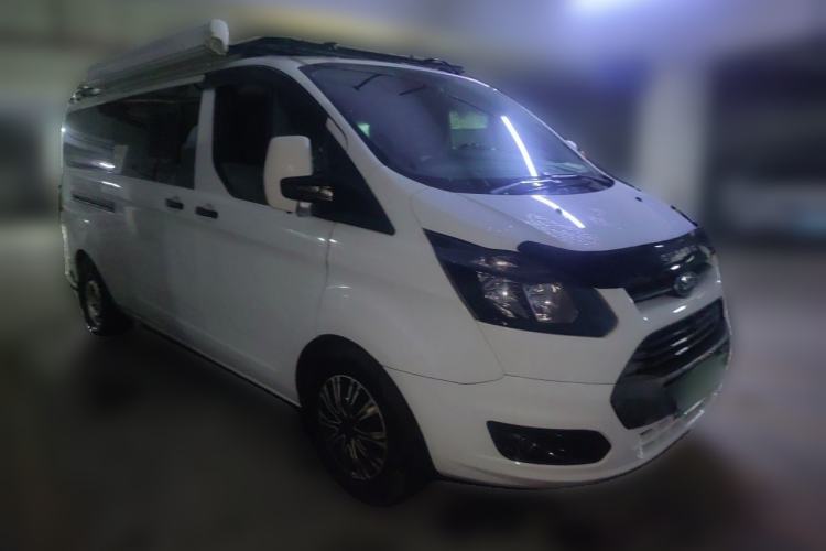 Used Ford Transit 2020 2.0T Gasoline Automatic Multi-Function Commercial Vehicle Mid-Drive Low-Roof Lift-Up Tailgate China VI Standard Front Right 45 Deg
